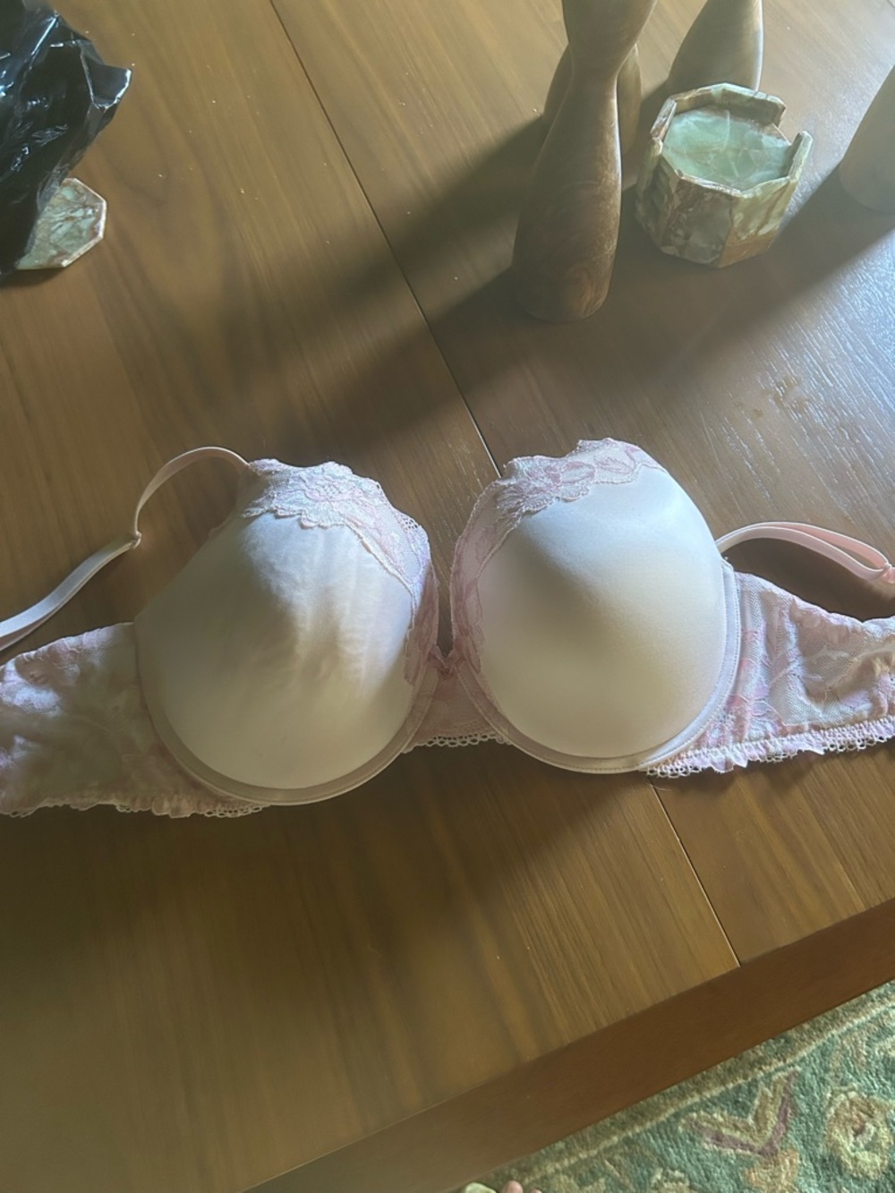 Victoria's Secret Light Pink Lace Push-Up Bra